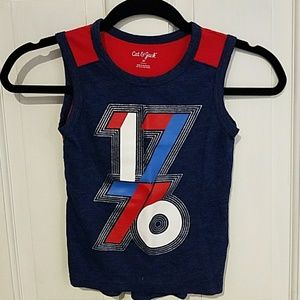 Cat and Jack 1776sleeveless tshirt